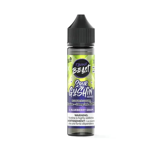 Flavour Beast Salt 60ml -  Sour Gushin S. Blueberry Grape