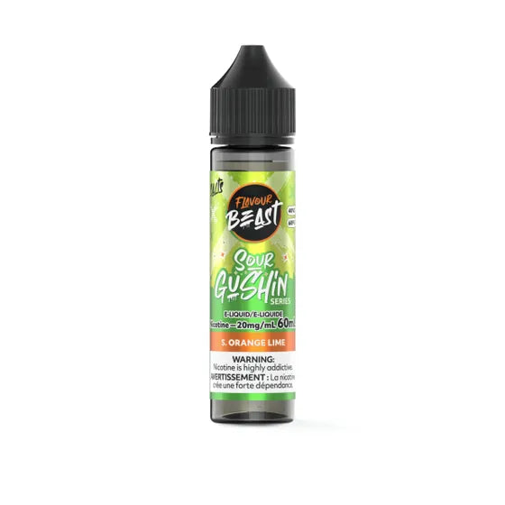 Flavour Beast Salt 60ml -  Sour Gushin S. Orange Lime