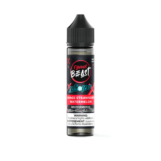Flavour Beast Salt 60ml - Savage Strawberry Watermelon
