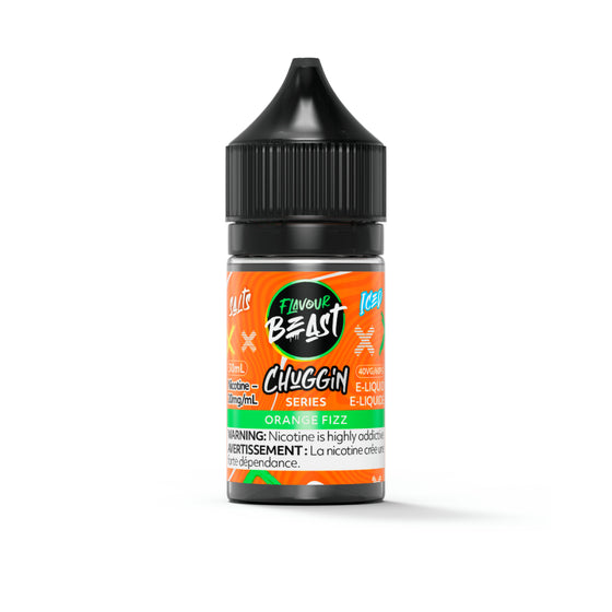 Flavour Beast Chuggin Salt 30mL - Orange Fizz Iced