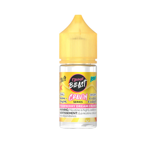 Flavour Beast Cravin Salt 30mL - Strawberry Dream Crunch Iced