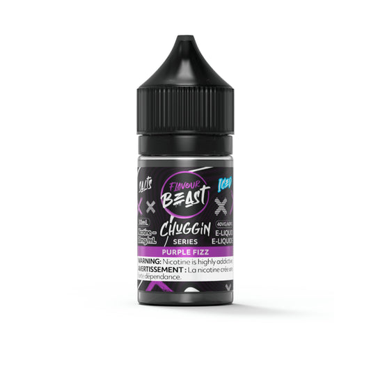Flavour Beast Chuggin Salt 30mL - Purple Fizz Iced