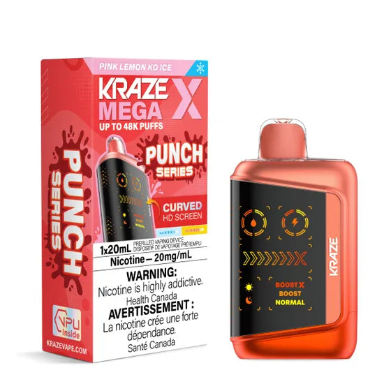 Kraze Mega X -  Pink Lemon KO Ice
