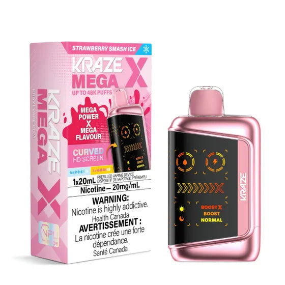 Kraze Mega X -  Strawberry Smash Ice