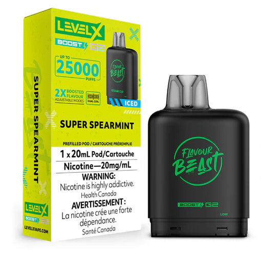 Level X Boost 25k - Super Spearmint