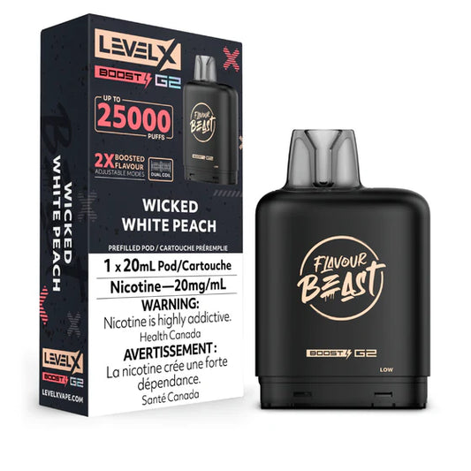 Level X Boost 25k - Wicked White Peach