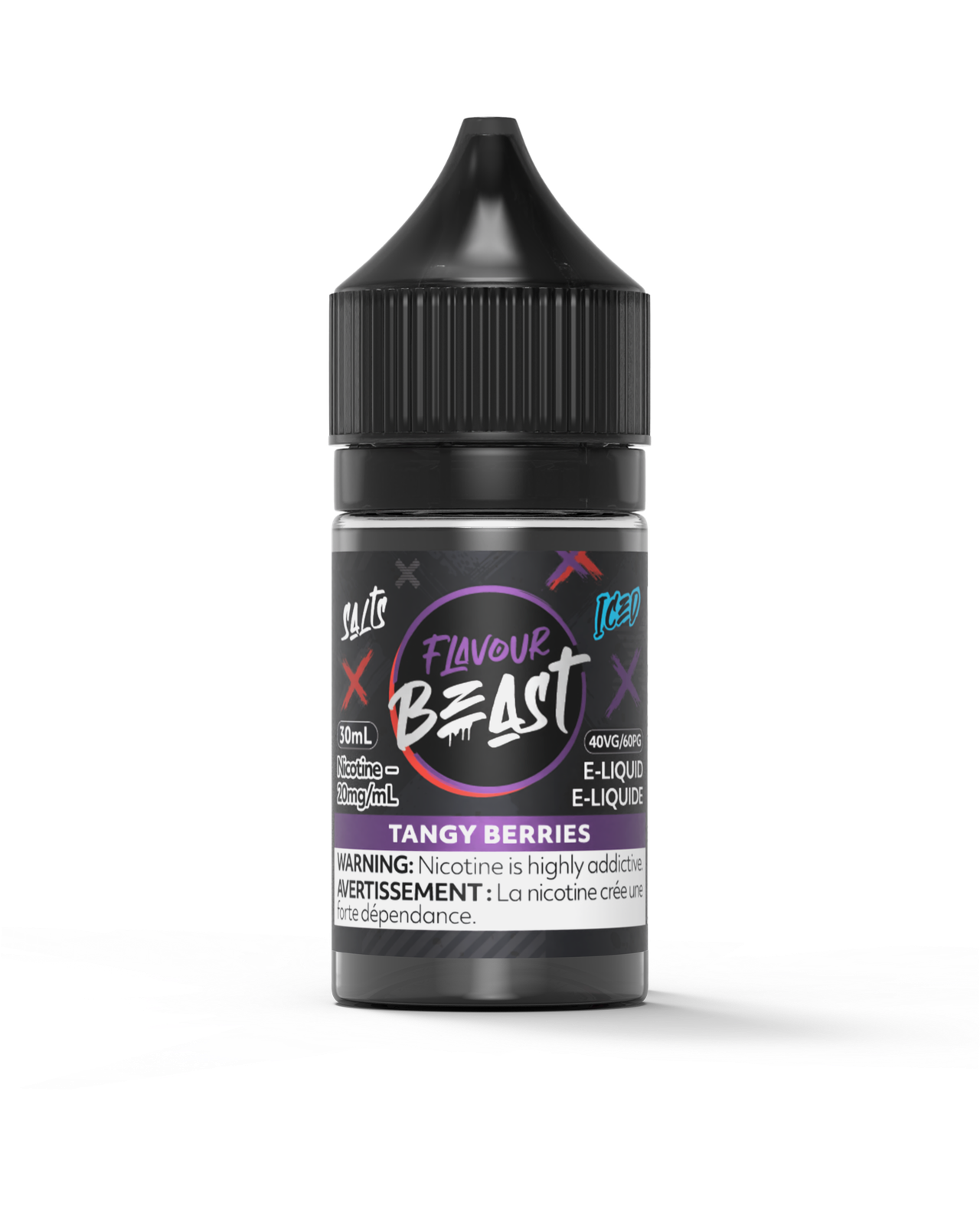 Flavour Beast Salt 30mL - Tangy Berries Iced
