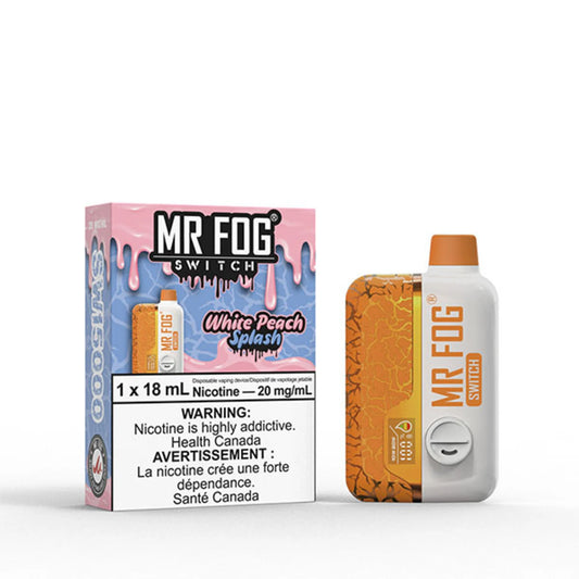Mr Fog Switch 15k - White Peach Splash