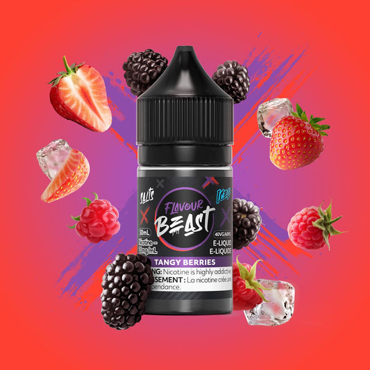 Flavour Beast Salt 30mL - Tangy Berries Iced