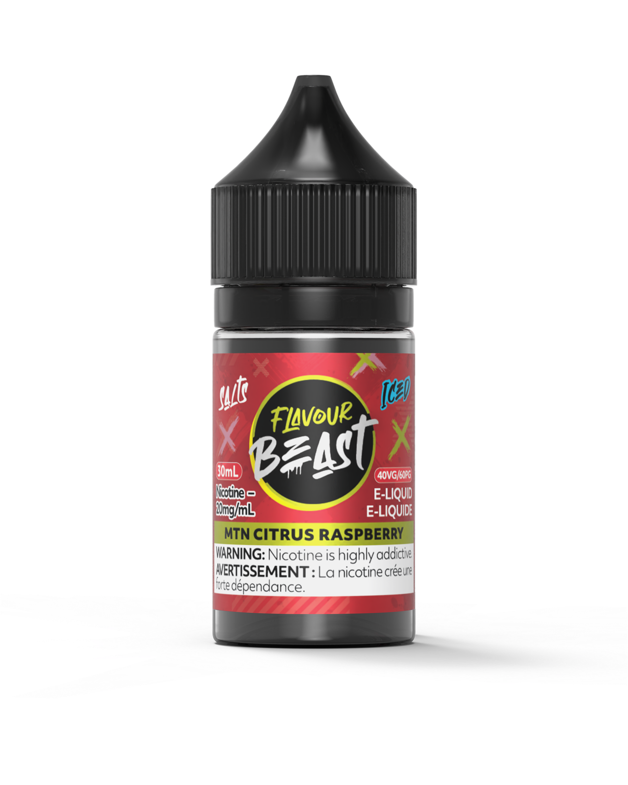 Flavour Beast Salt 30mL - MTN Citrus Raspberry Iced