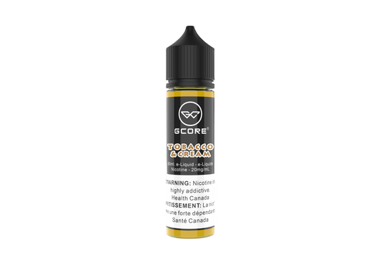 Gcore Salts 60ml - Tobacco Cream