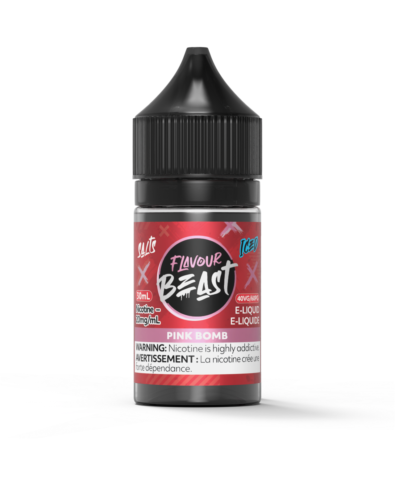 Flavour Beast Salt 30mL - Pink Bomb Iced